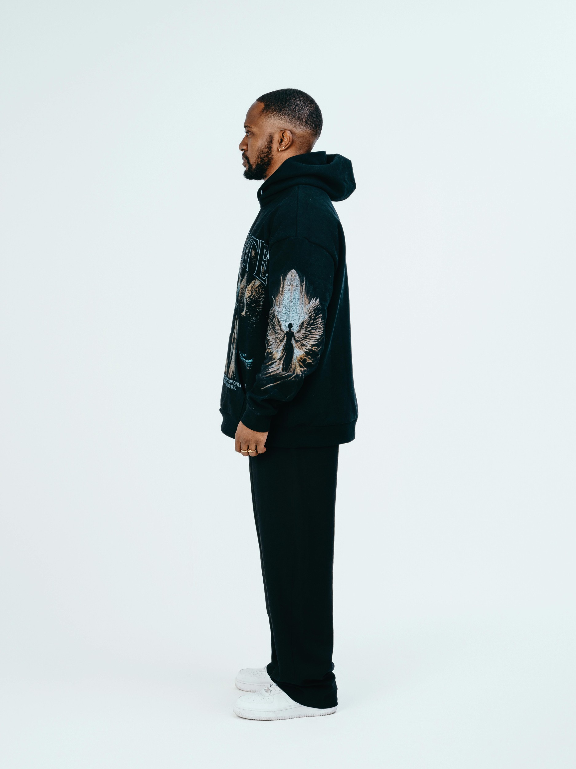 Heavyweight Hoodie side view